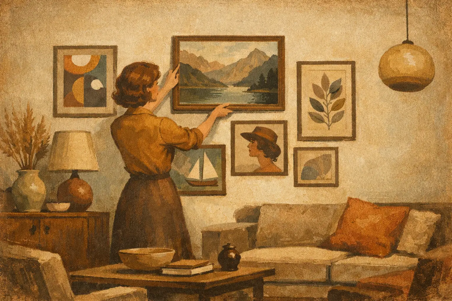 How Curated Wall Art Sets Shape a Room