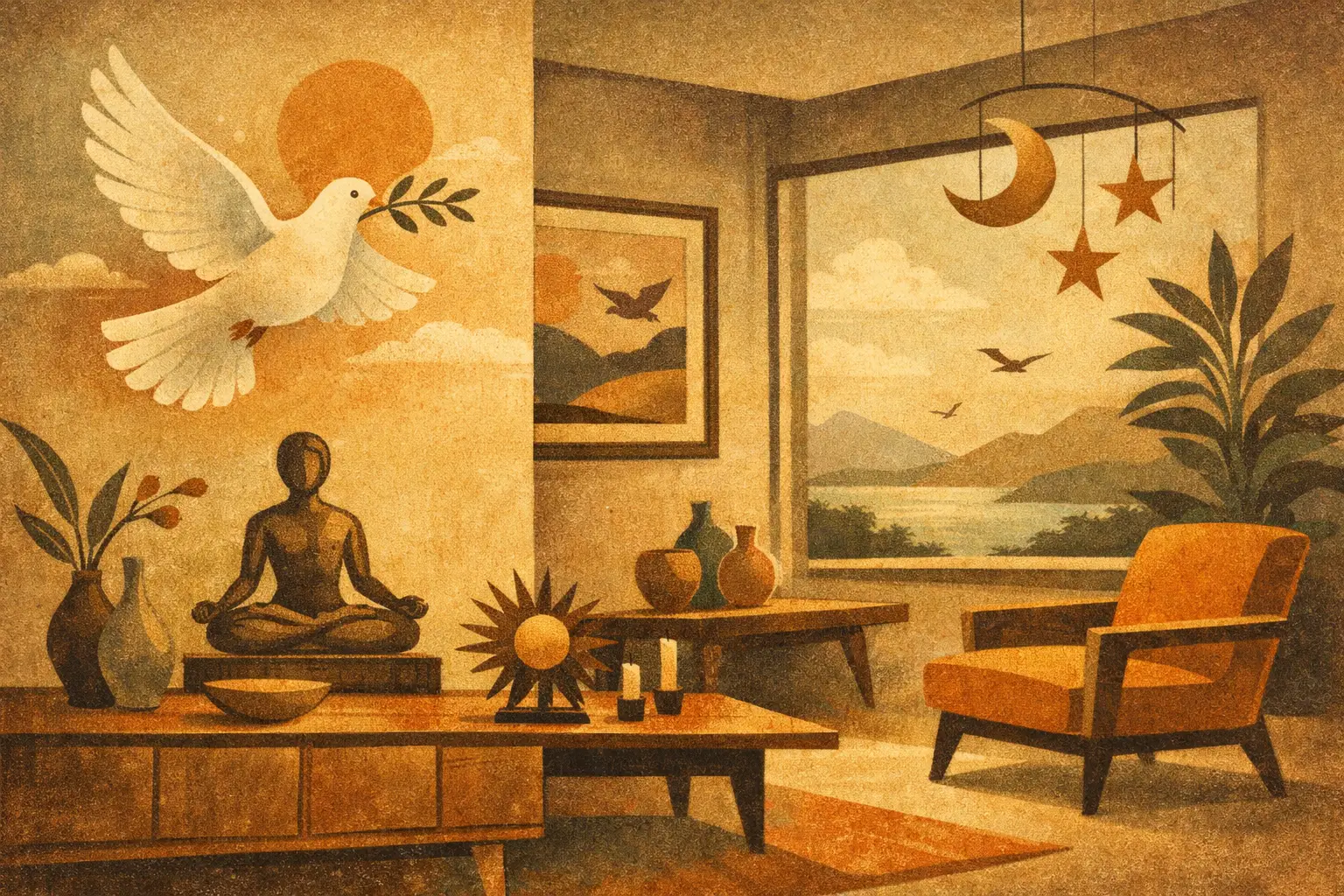 Peace and Freedom Art for Modern Interiors