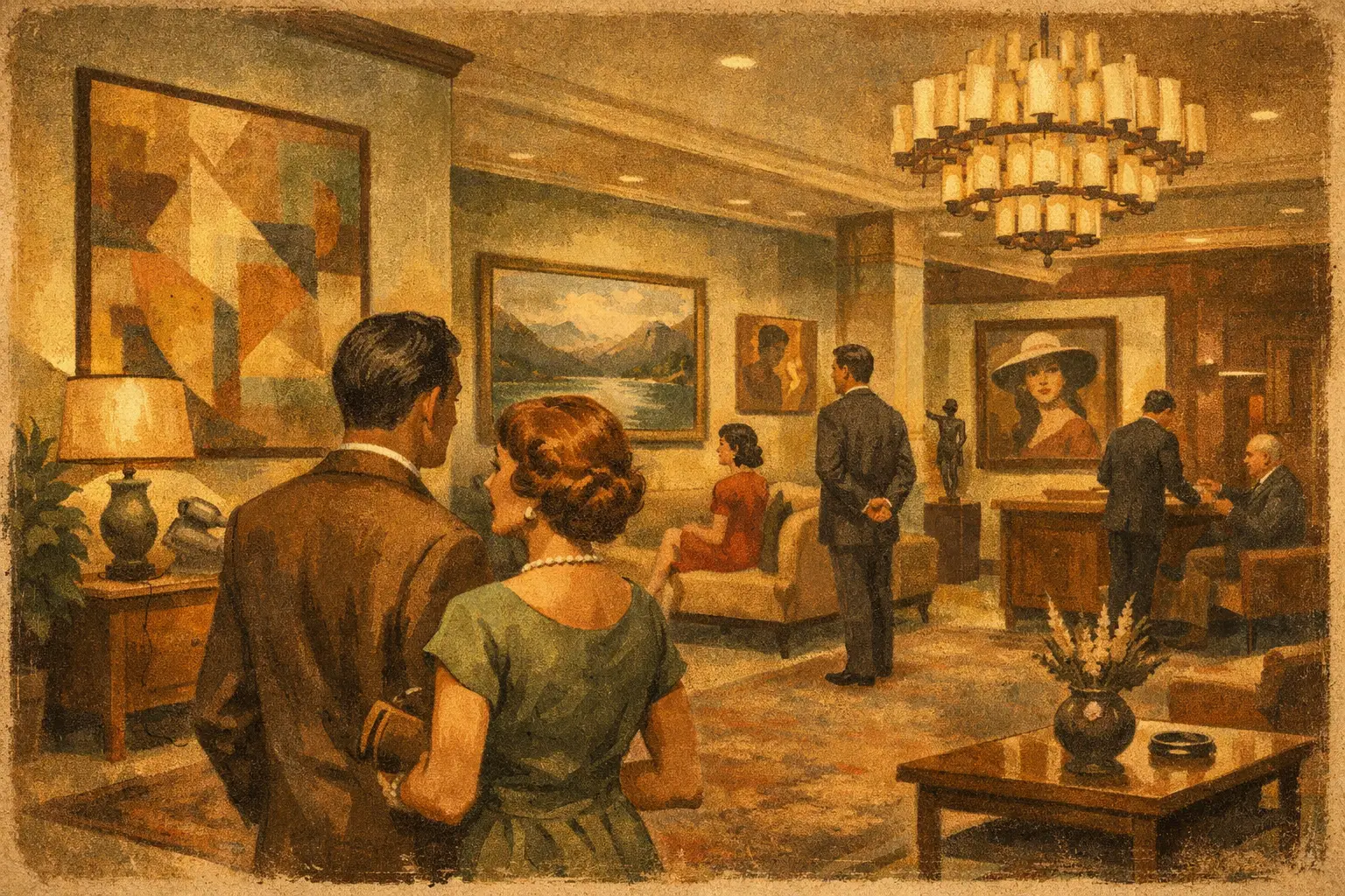 Hotel Lobby Art Collection Example That Works