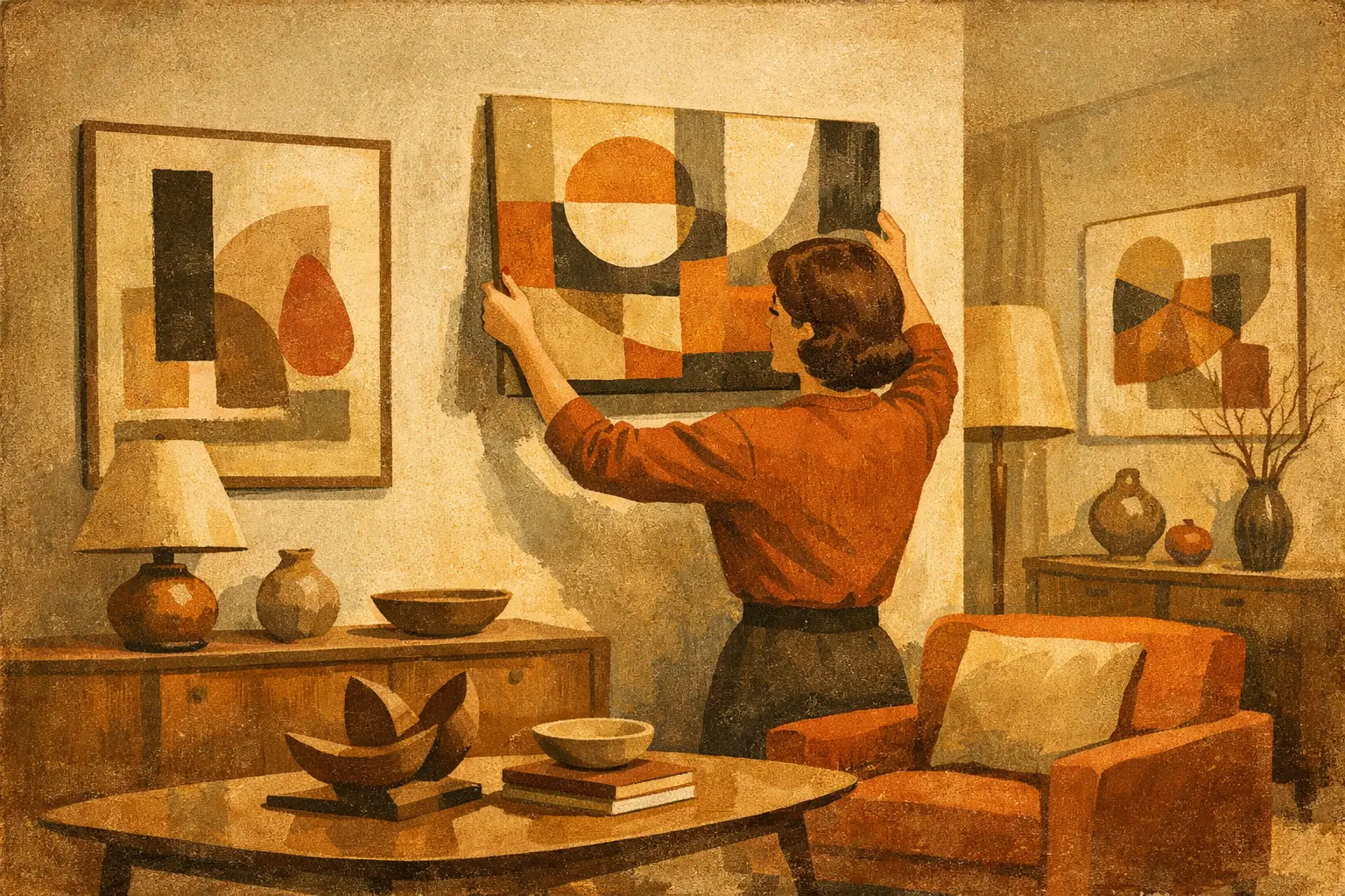 How to Decorate With Abstract Art