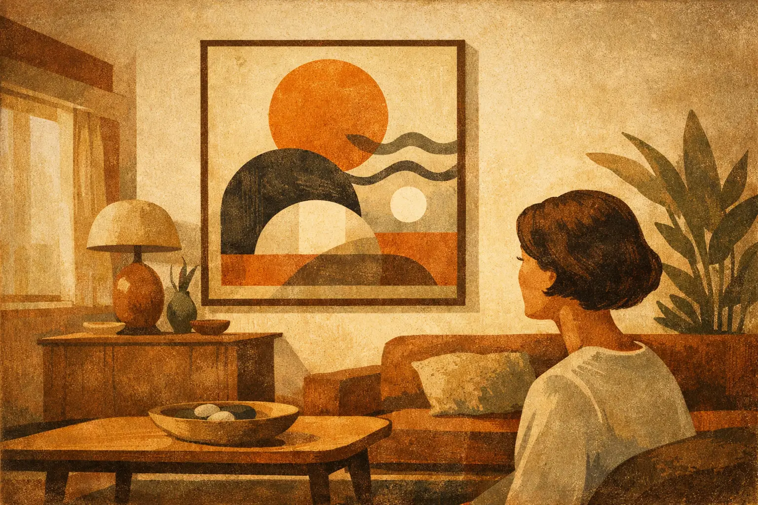 How Zen Inspired Abstract Wall Art Changes a Room