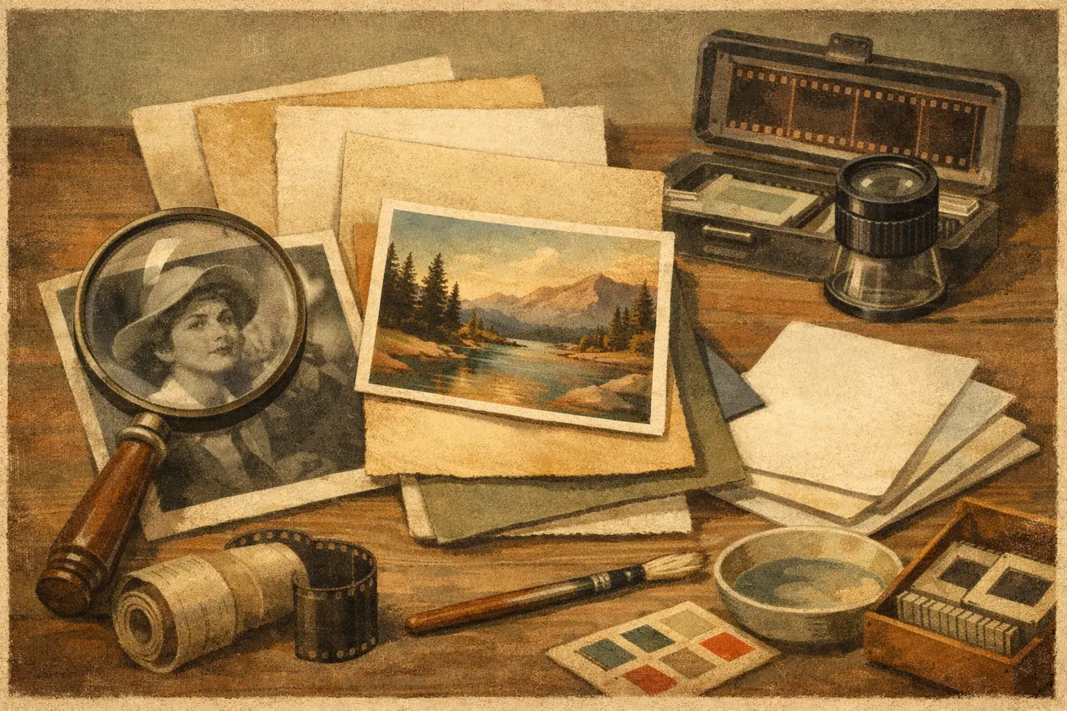 Comparing Archival Print Materials