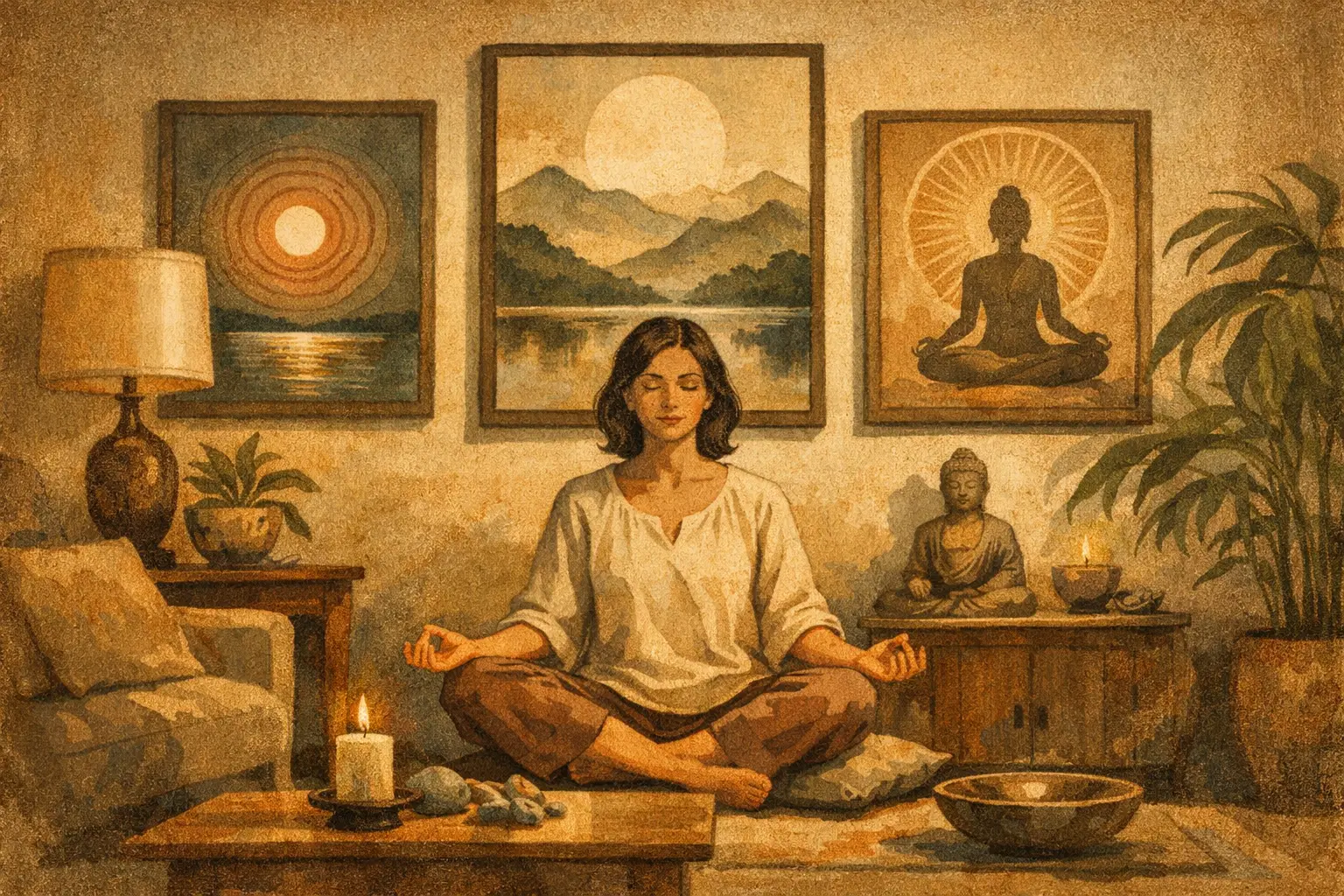 How to Decorate With Meditative Art at Home