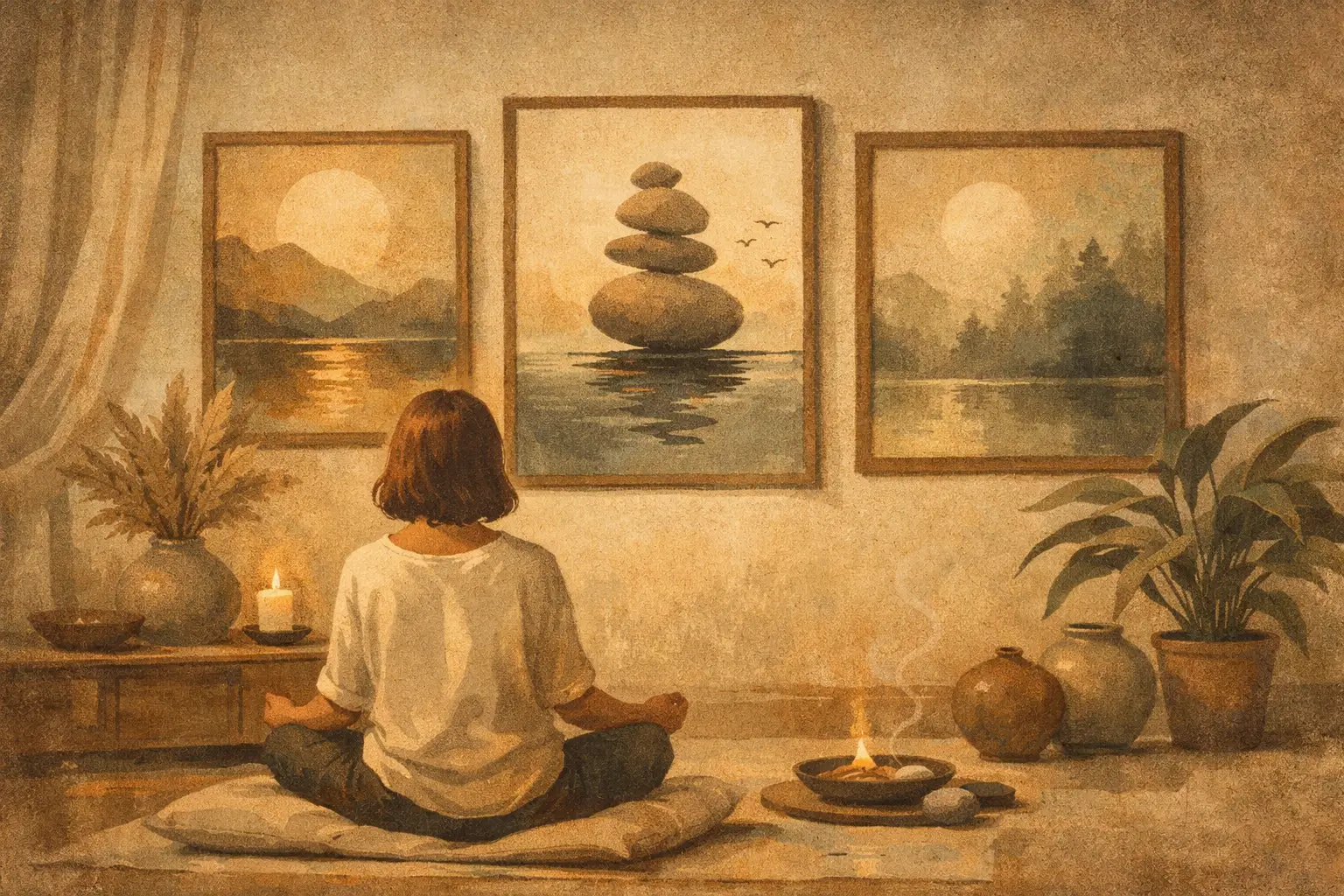 Meditative Wall Art for Rooms That Breathe