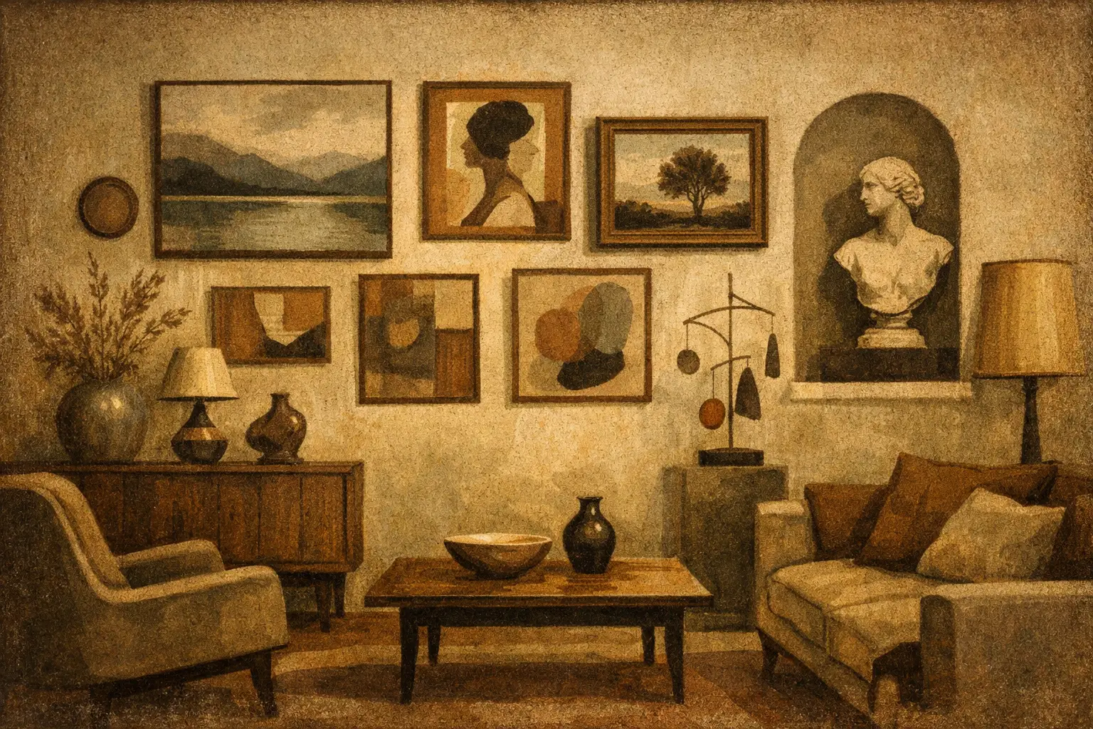 12 Art Display Ideas for Quietly Striking Rooms