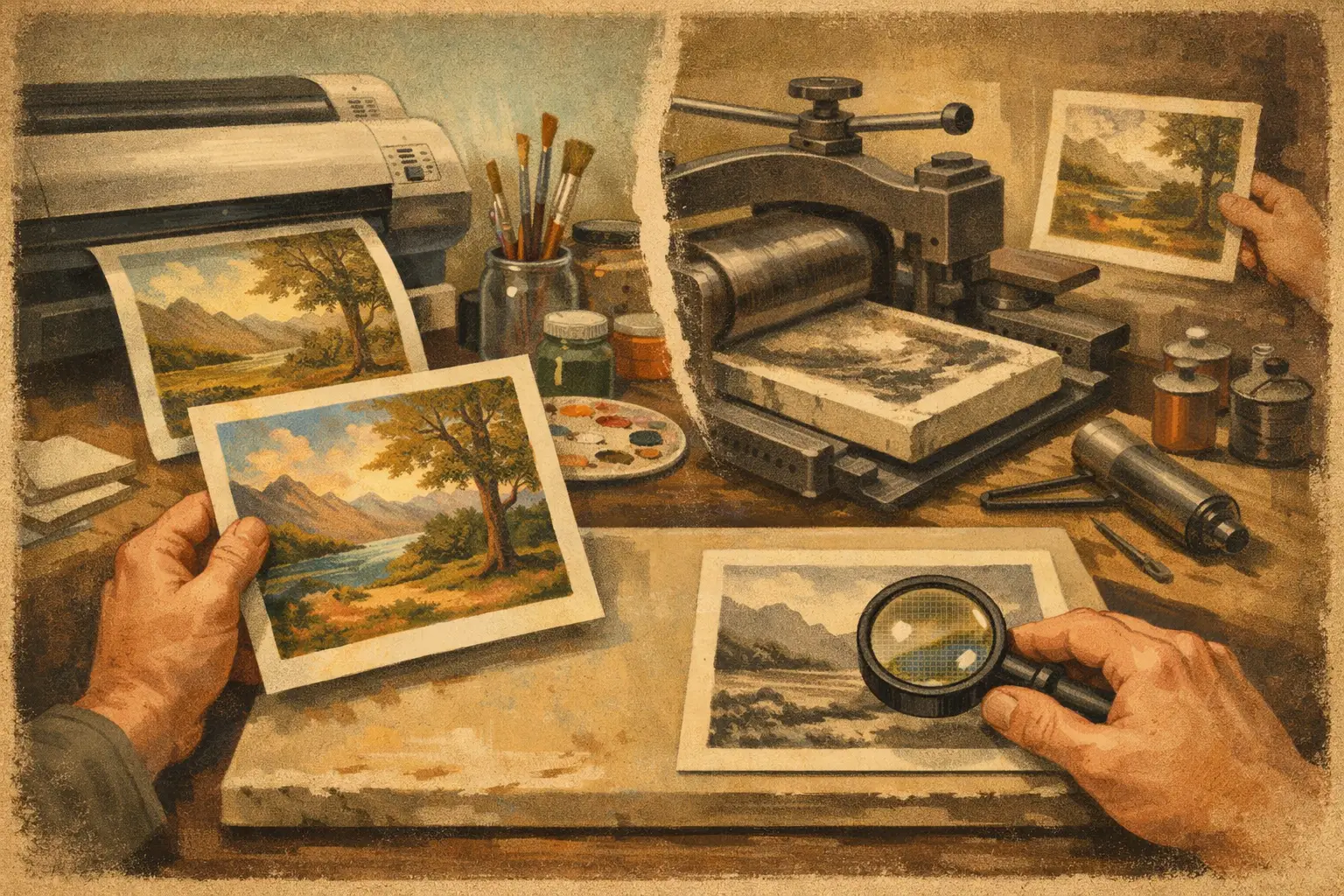 Giclee Print vs Lithograph: Choosing With Care