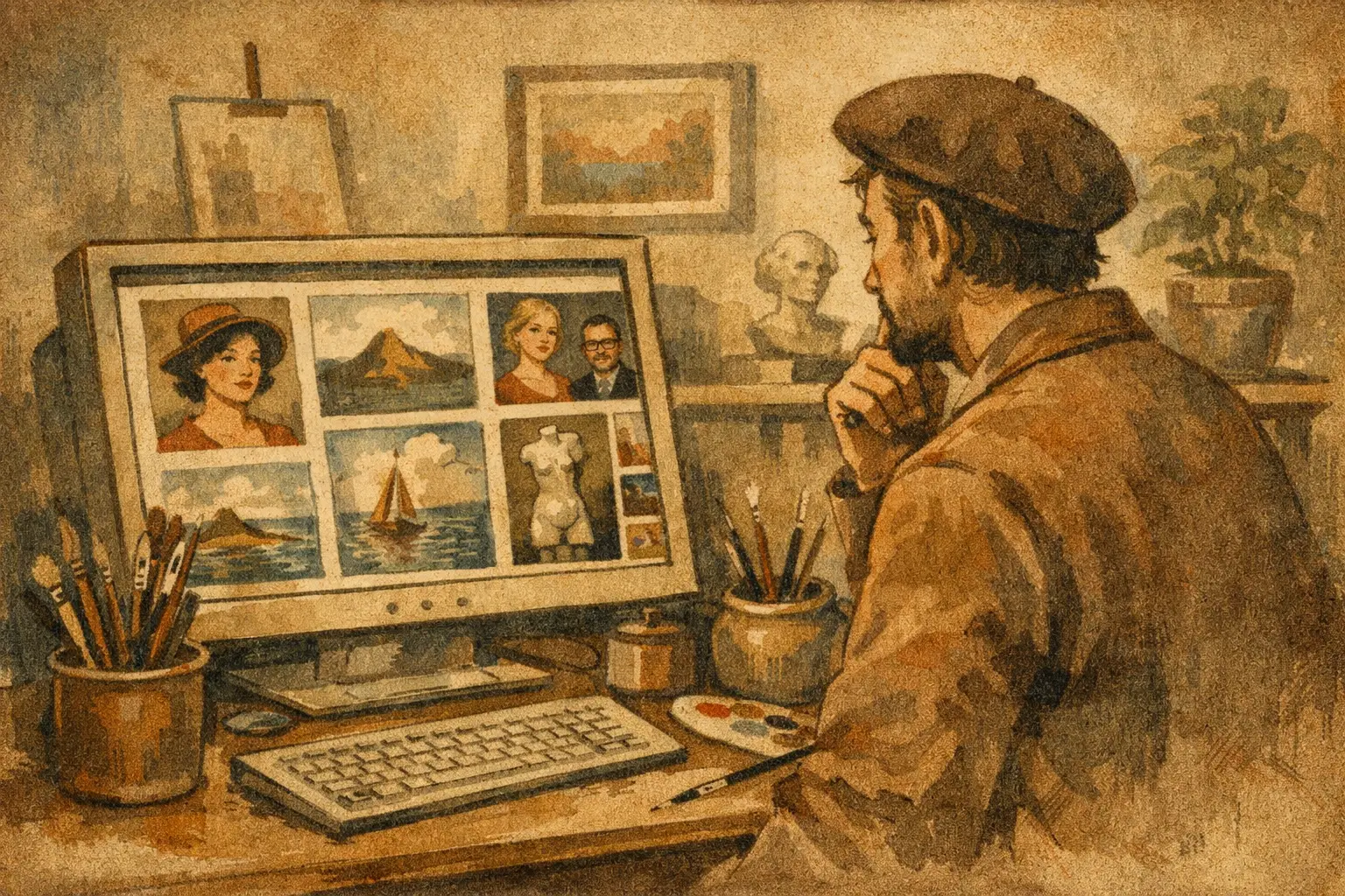 Online Exhibition Artist Showcase Example