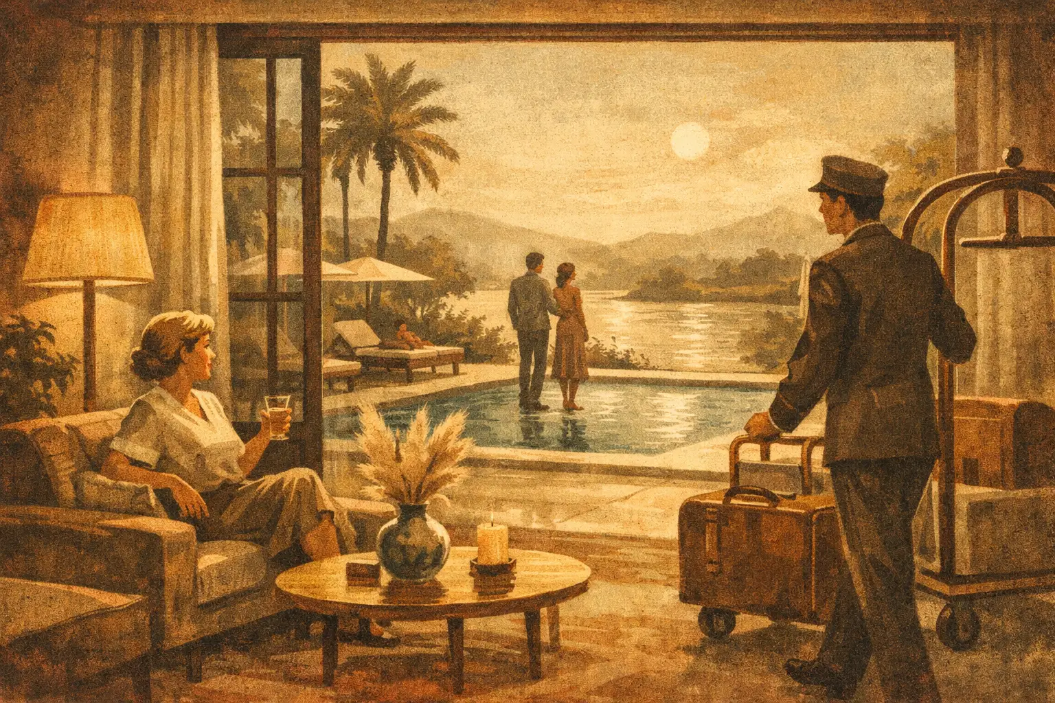 Designer Trade Project Example for a Calm Hotel
